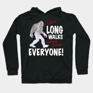 I Like Long Walks Hoodie